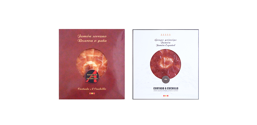 Rebanadas de jamón serrano (rebanadas a mano)